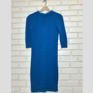 Vintage Esprit Plain Jane Sweater Dress Blue S